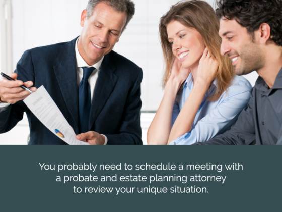 schedule a meeting with an attorney for your estate planning